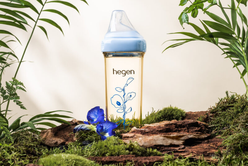 Hegen PCTO™ Floral Collection (Limited Edition) Blue Feeding Bottle HEGEN HONG KONG HK
